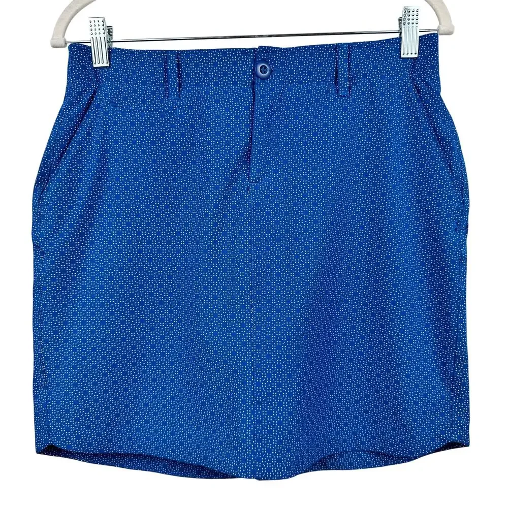 Under Armour Women's Golf Links Woven Skort Moroccan Blue 4 Tennis Pickleball
